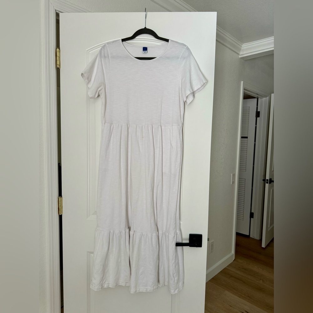 Old Navy white cotton dress